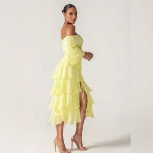 DORRA FLORAL CHIFFON DRESS